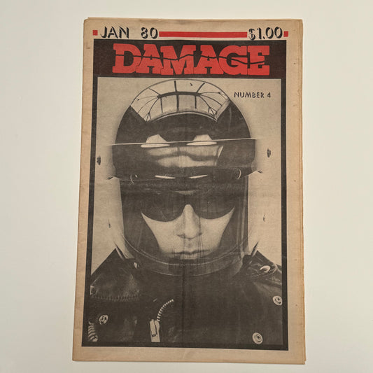 Damage - Issue 4 punk magazine Wall Of Voodoo 1980