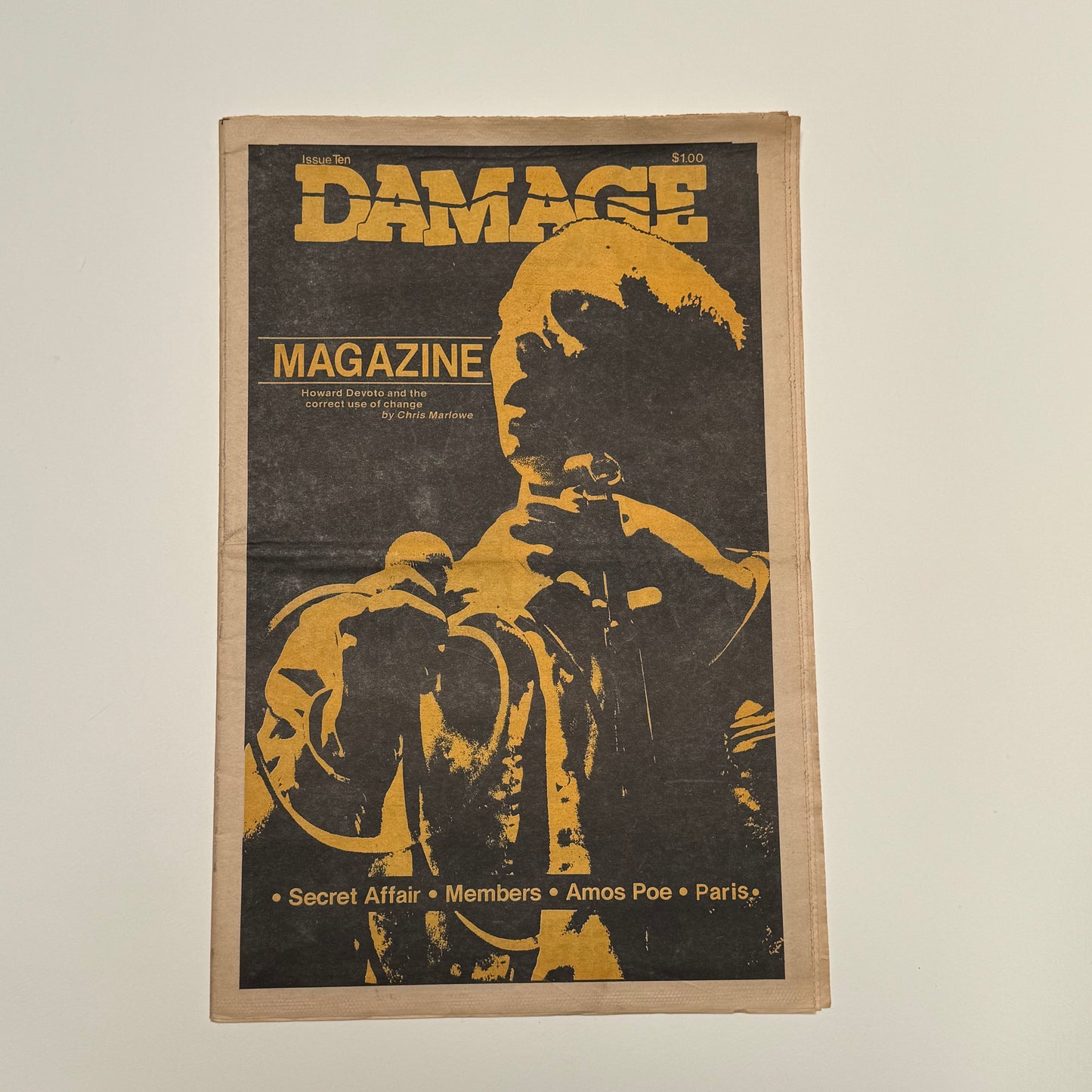 Damage - Issue 10 punk magazine Howard Devoto 1980