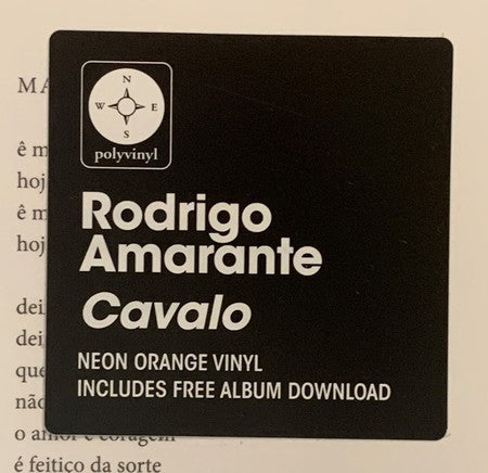 Amarante, Rodrigo - Cavalo (Neon Orange Vinyl)