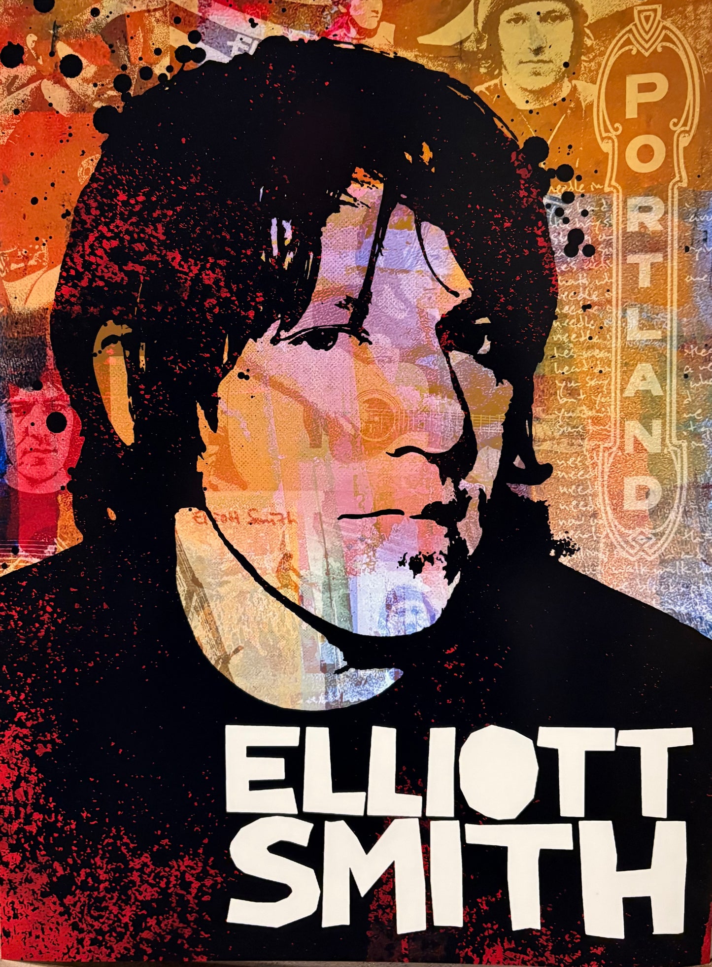 Elliott Smith print - 8"x10"