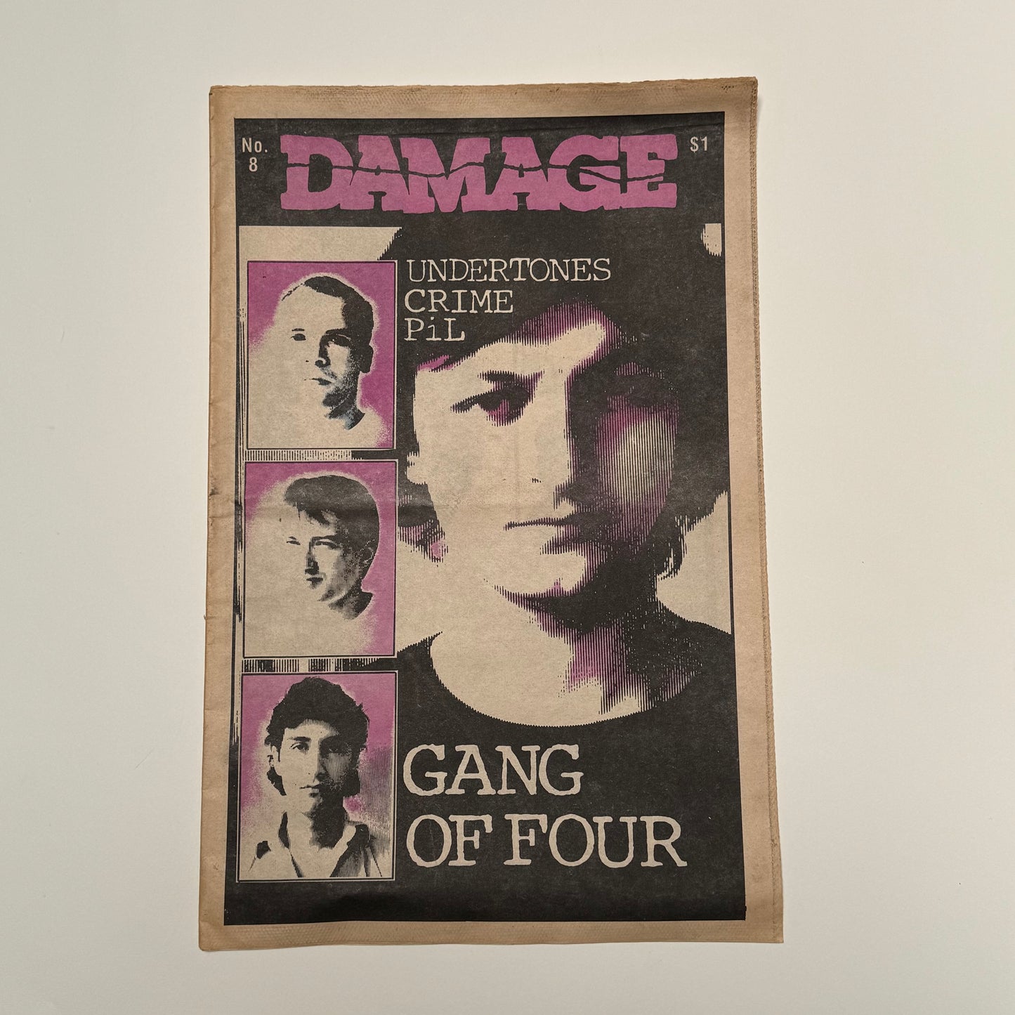 Damage - Issue 8 punk magazine Gang Of Four 1980