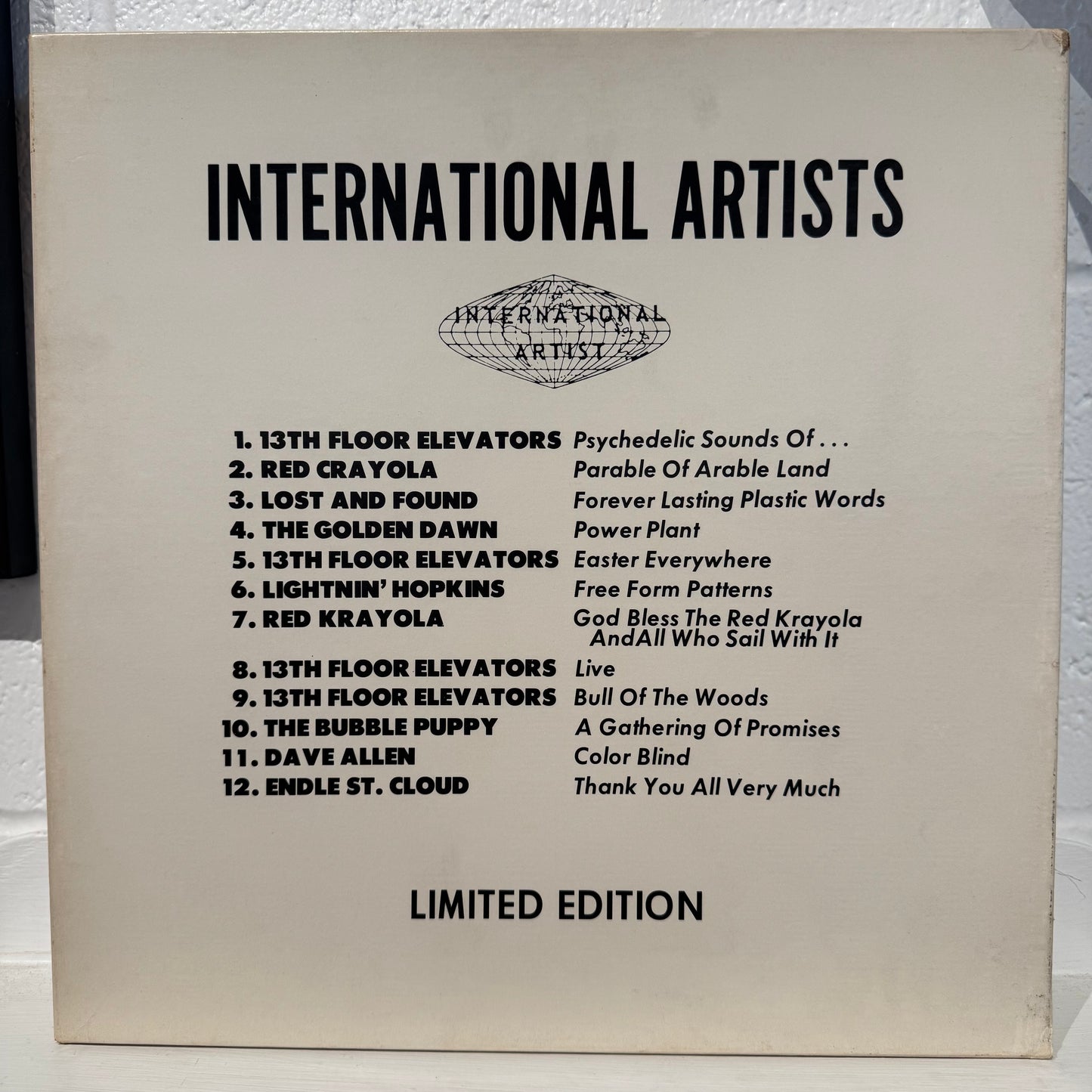 Various – International Artists 12 LP box set