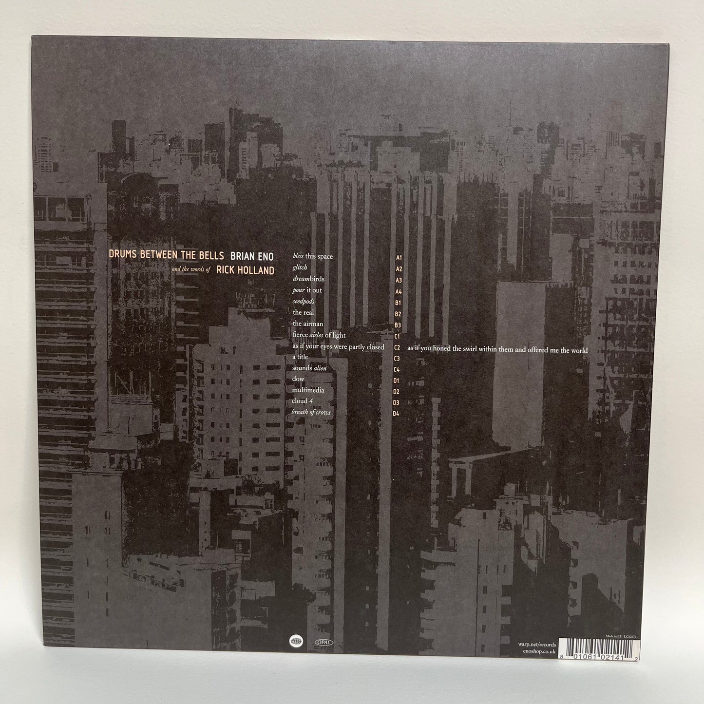 Brian Eno/Rick Holland - Drums Between The Bells