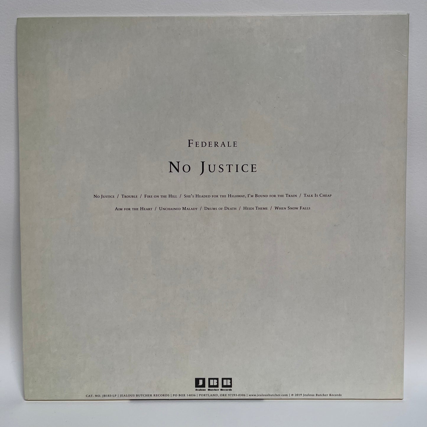 Federale – No Justice