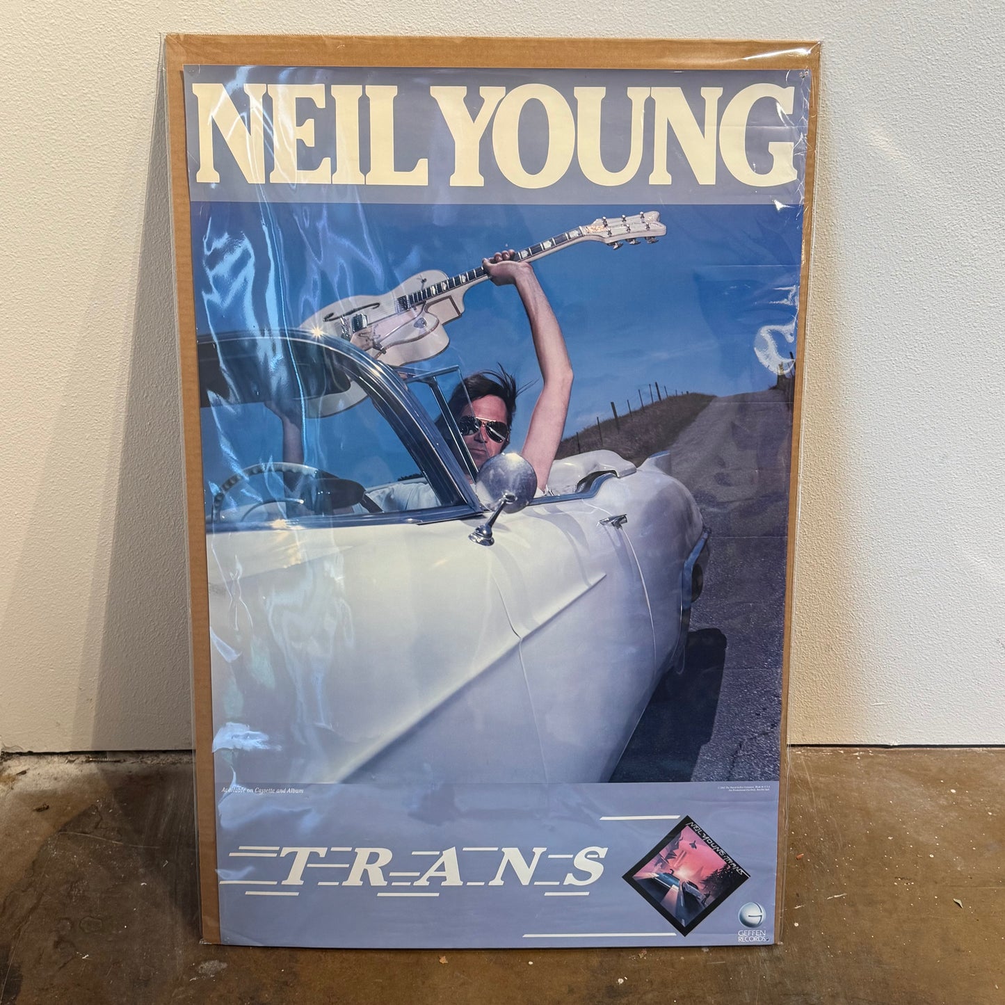 Neil Young Trans promo poster 1982