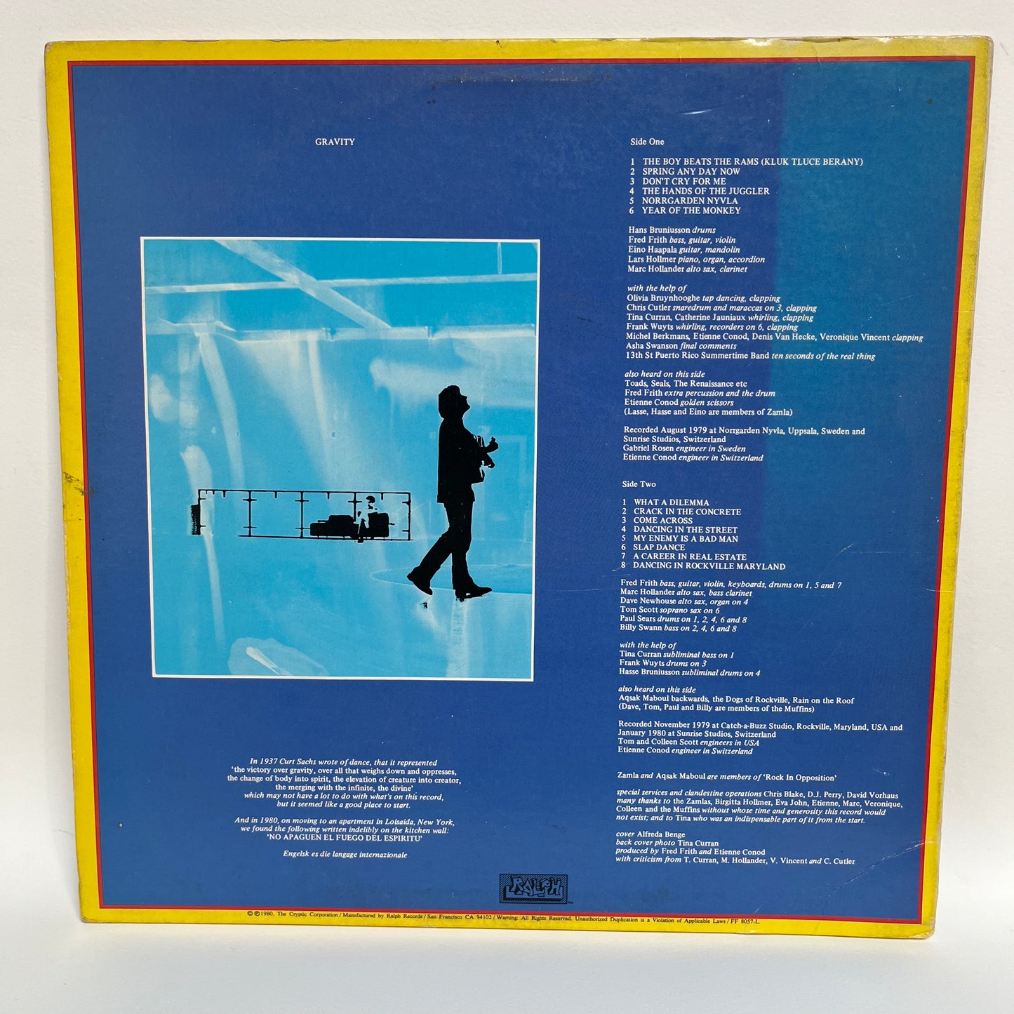 Fred Frith - Gravity