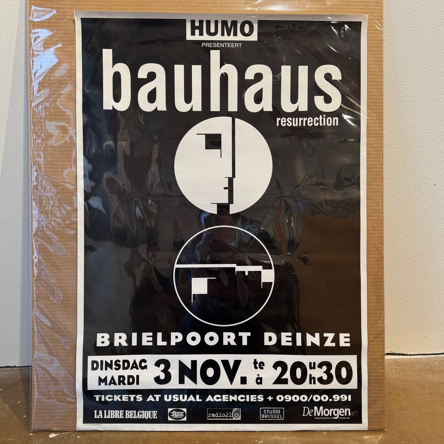Bauhaus Resurrection 1998 Belgium tour poster
