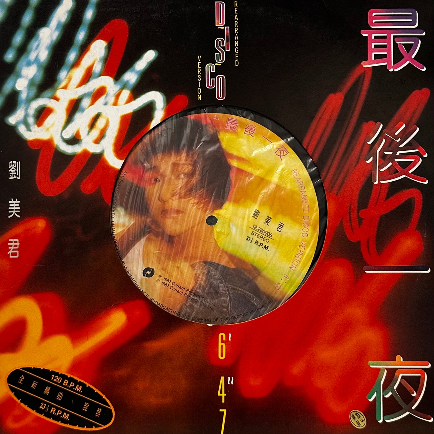 Prudence Liew - 劉美君 – 最後一夜 / 霓虹鳥