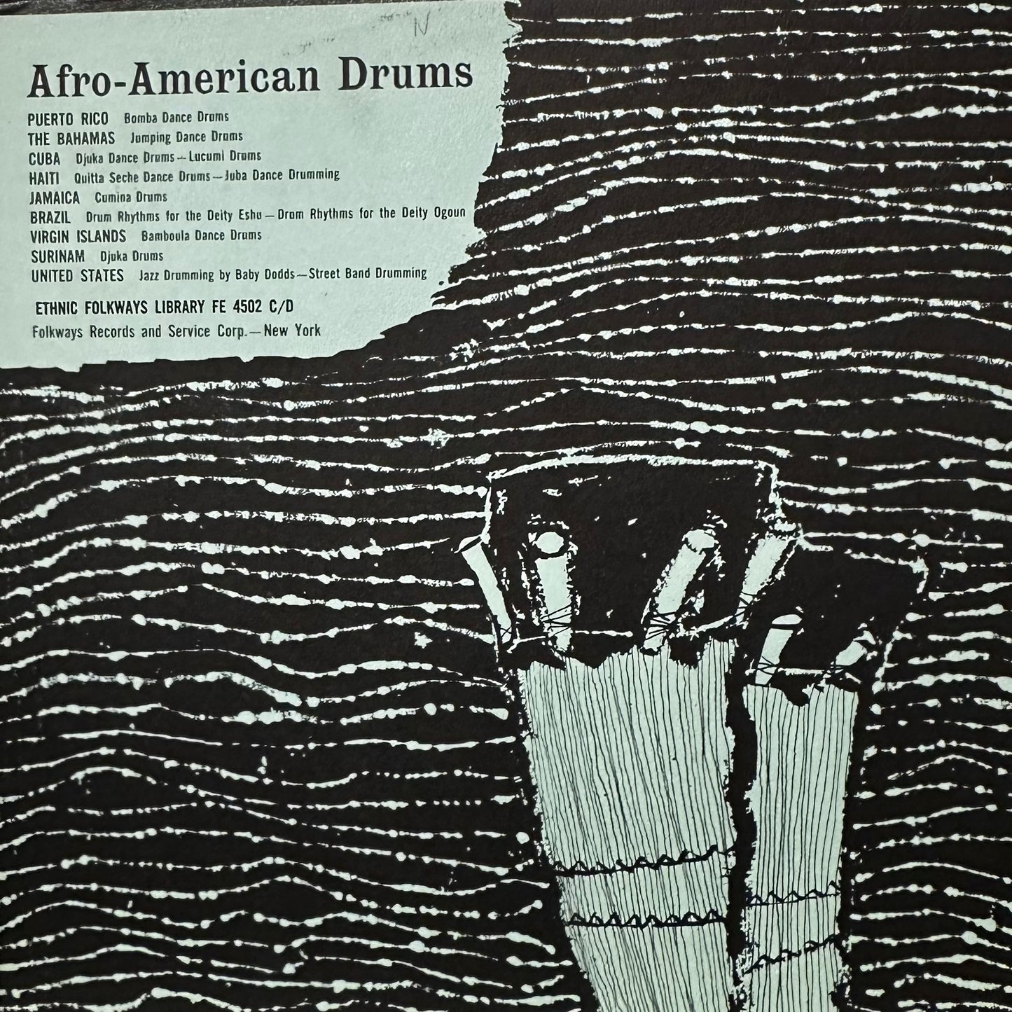 Harold Courlander – African & Afro - American Drums – Edited By Harold Courtlander