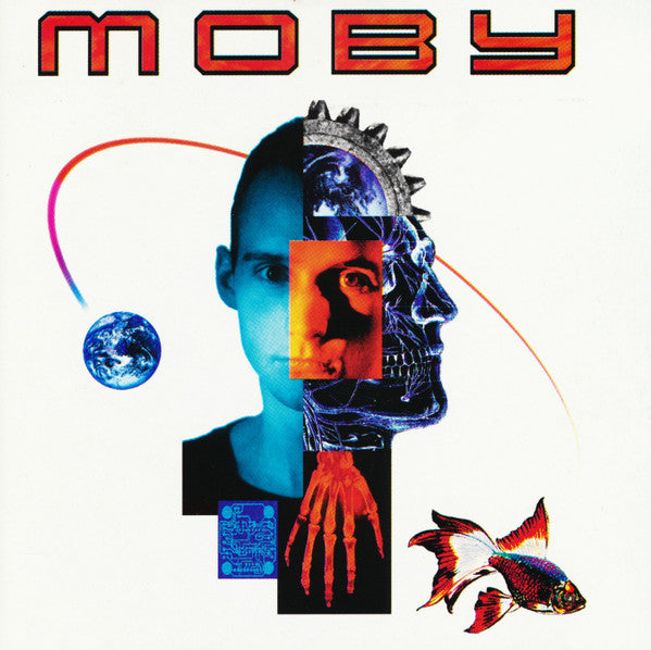 MOBY - Moby - Black/ White Marble on Blue