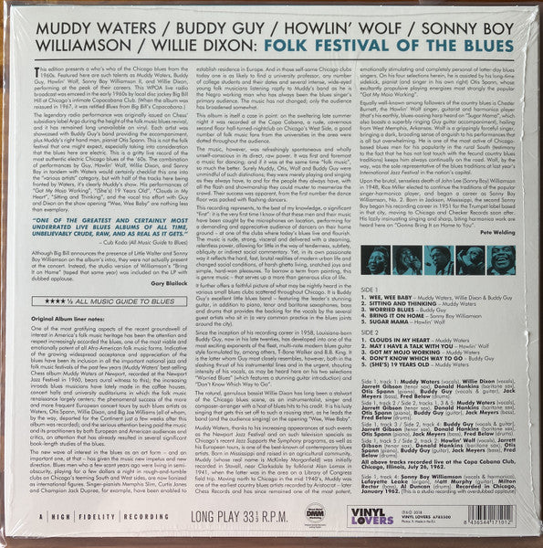 Muddy Waters, Buddy Guy, Howlin' Wolf, Sonny Boy Williamson, Willie Dixon – Folk Festival Of The Blues