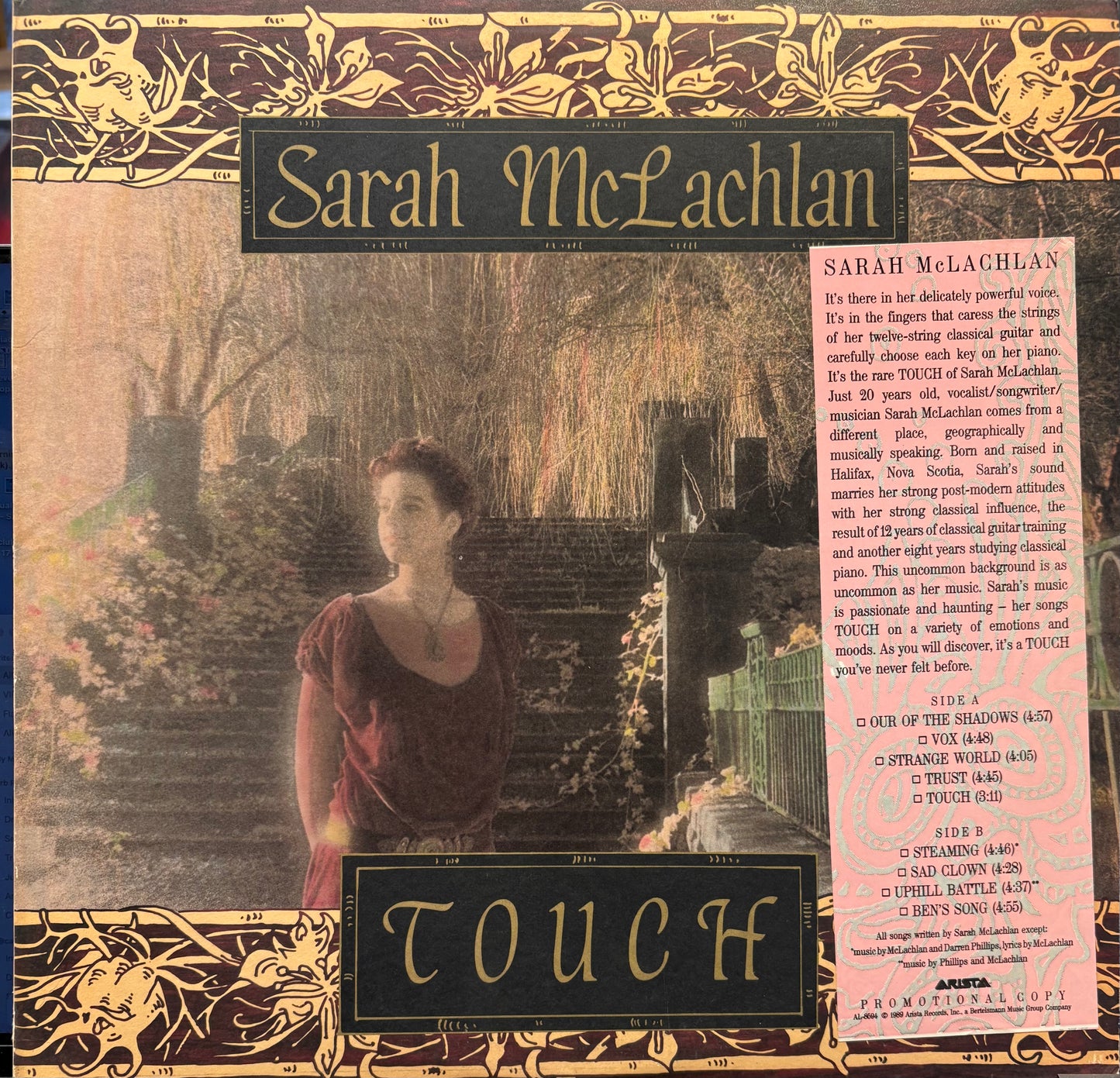 Sarah McLachlan – Touch (promotional copy)