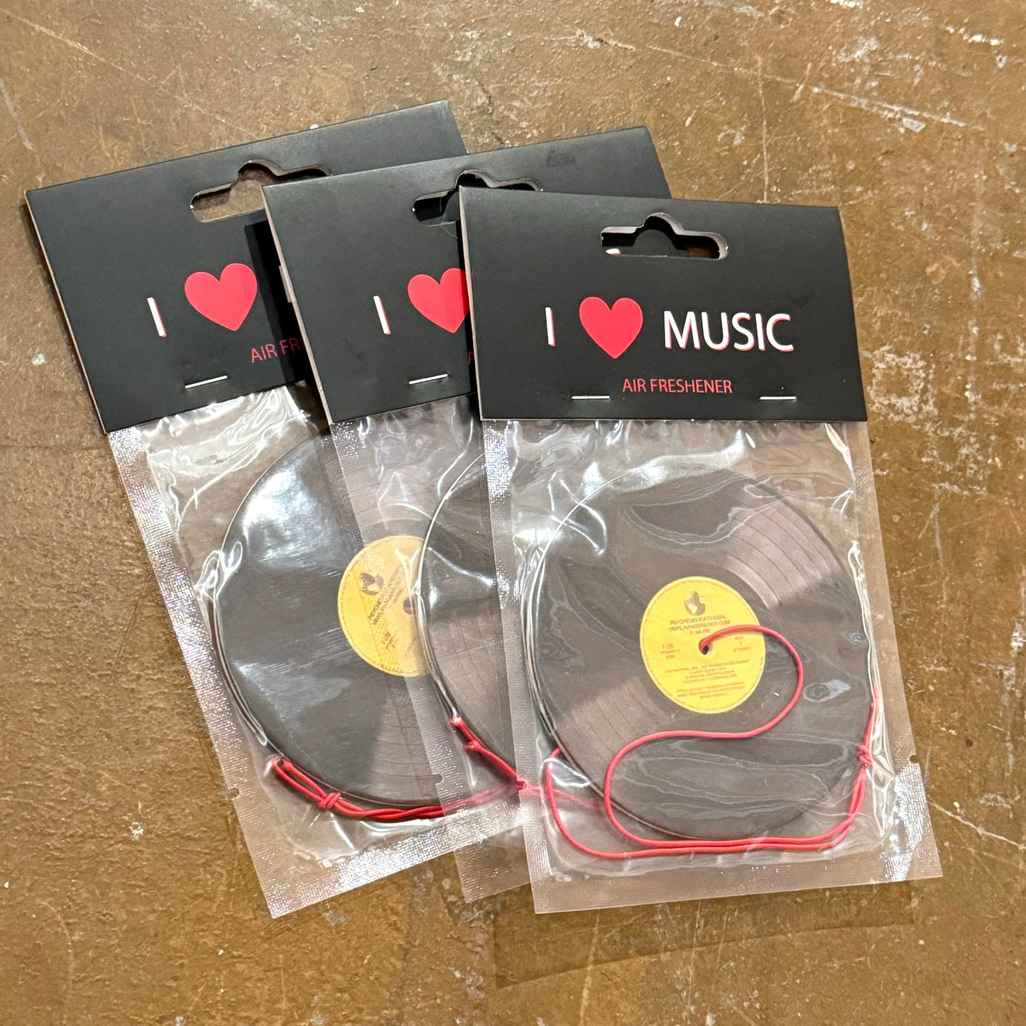 I <3 Music air freshener