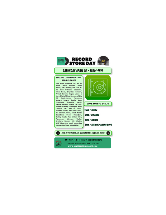 Record Store Day This Saturday!