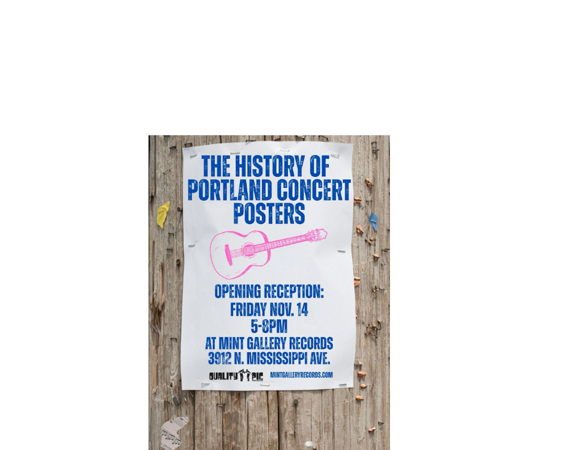 The History of Portland Concert Posters