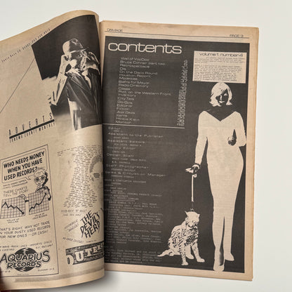 Damage - Issue 4 punk magazine Wall Of Voodoo 1980