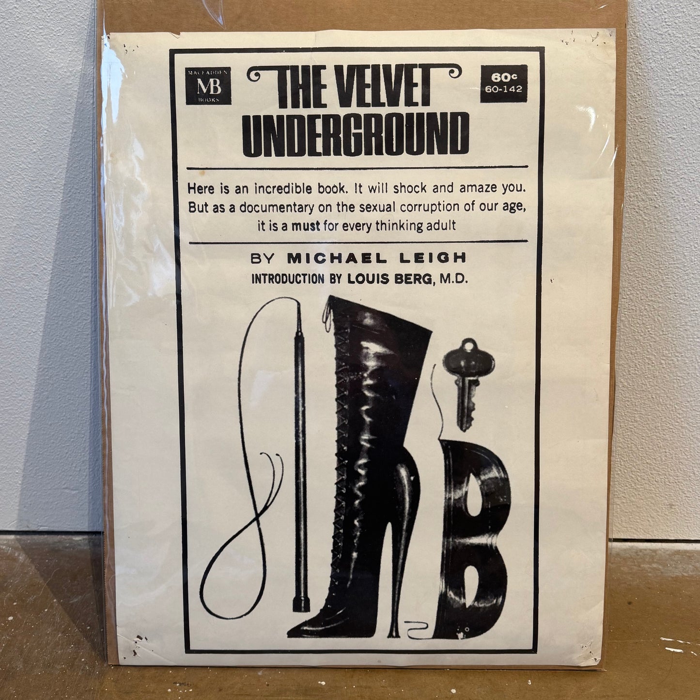 Velvet Underground Michael Leigh book advertisement poster