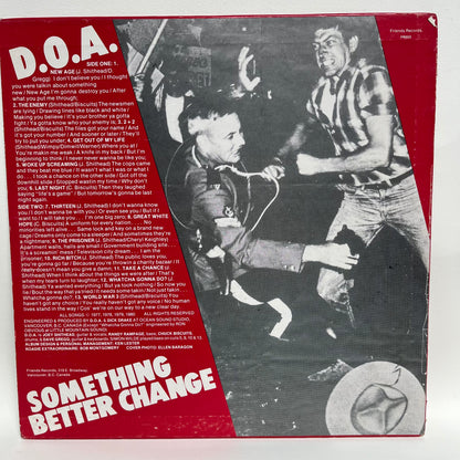 D.O.A. - Something Better Change (original pressing)