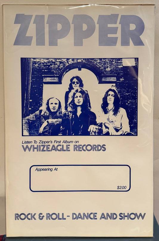 Zipper Whizeagle Records promo poster