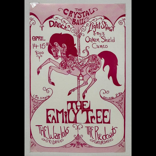 Crystal Ballroom Handbill 1967 Apr 14 Warlocks The Family Tree