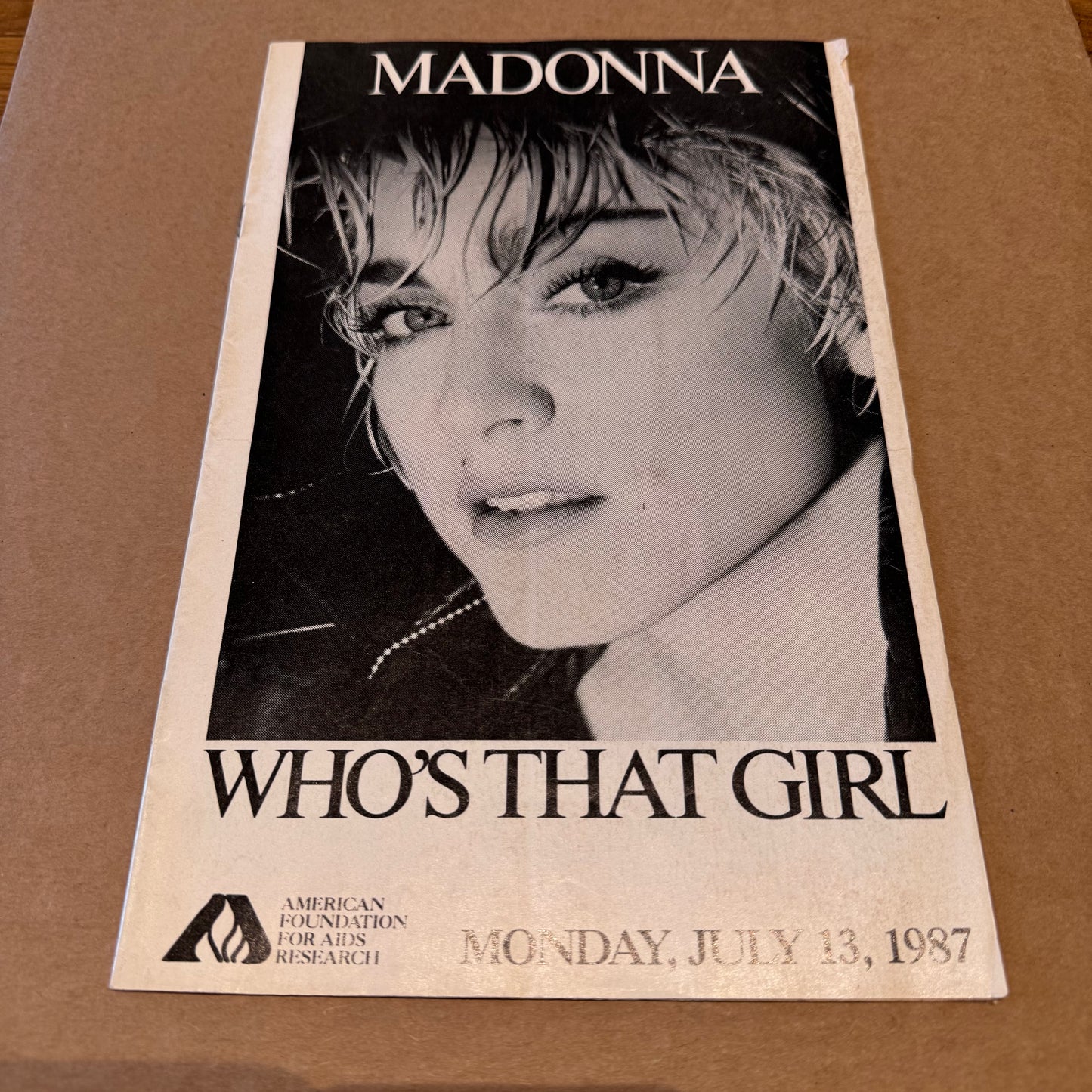 Madonna - Who's That Girl AIDS awareness comic book 1987