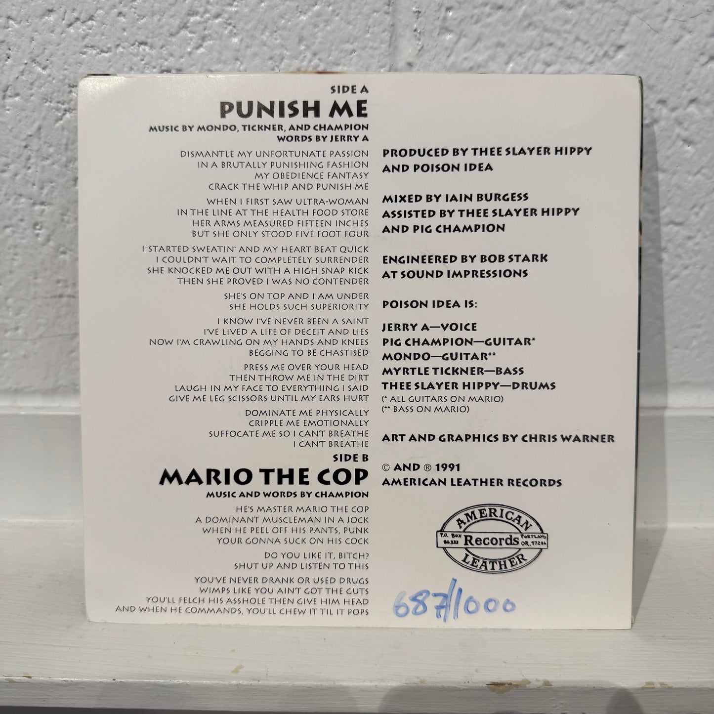 Poison Idea – Punish Me