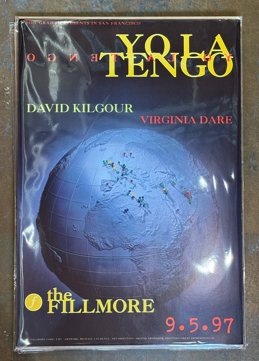 Yo La Tengo at the Fillmore 1997 poster
