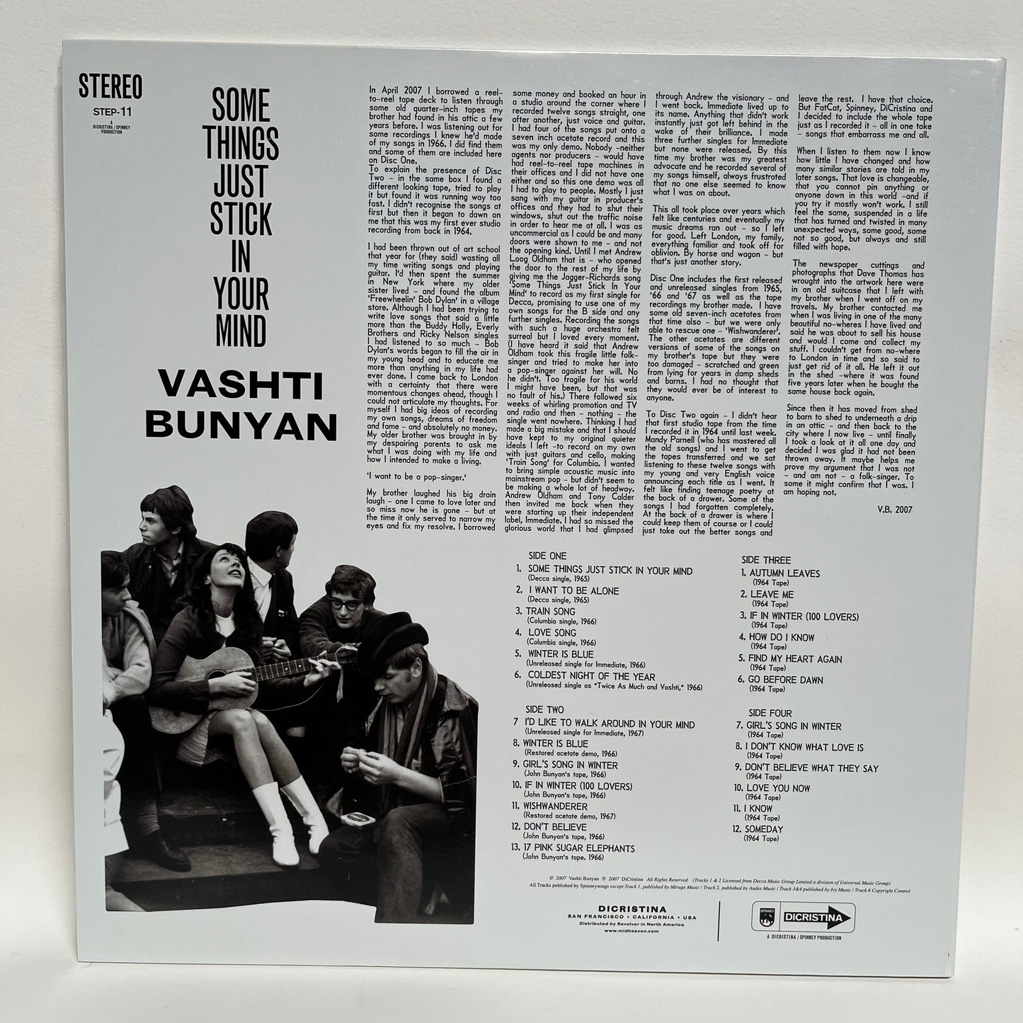 Vashti Bunyan - Some Things Just Stick In Your Mind (Singles And Demos 1964 To 1967)