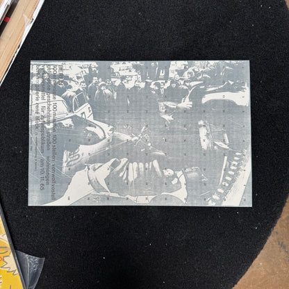 Wolf Vostell at Galerie René Block 1965 invitation flyer