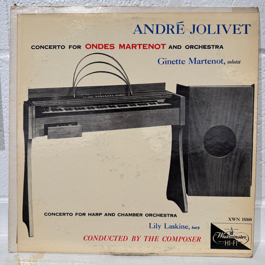 André Jolivet, Ginette Martenot, Lily Laskine – Concerto For Ondes Martenot And Orchestra