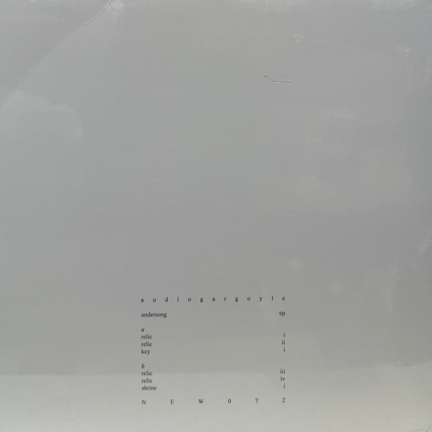 Audiogargoyle – Undersong EP