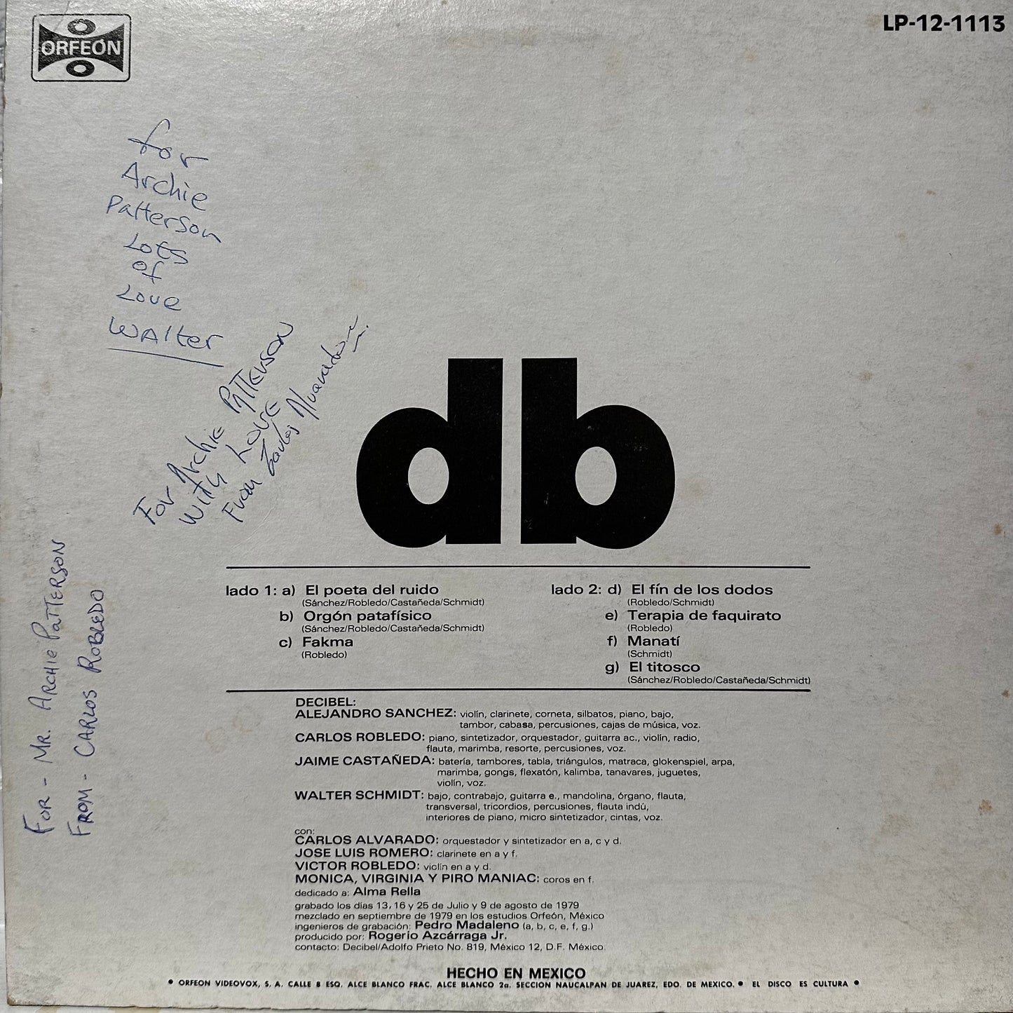 Decibel – El Poeta Del Ruido