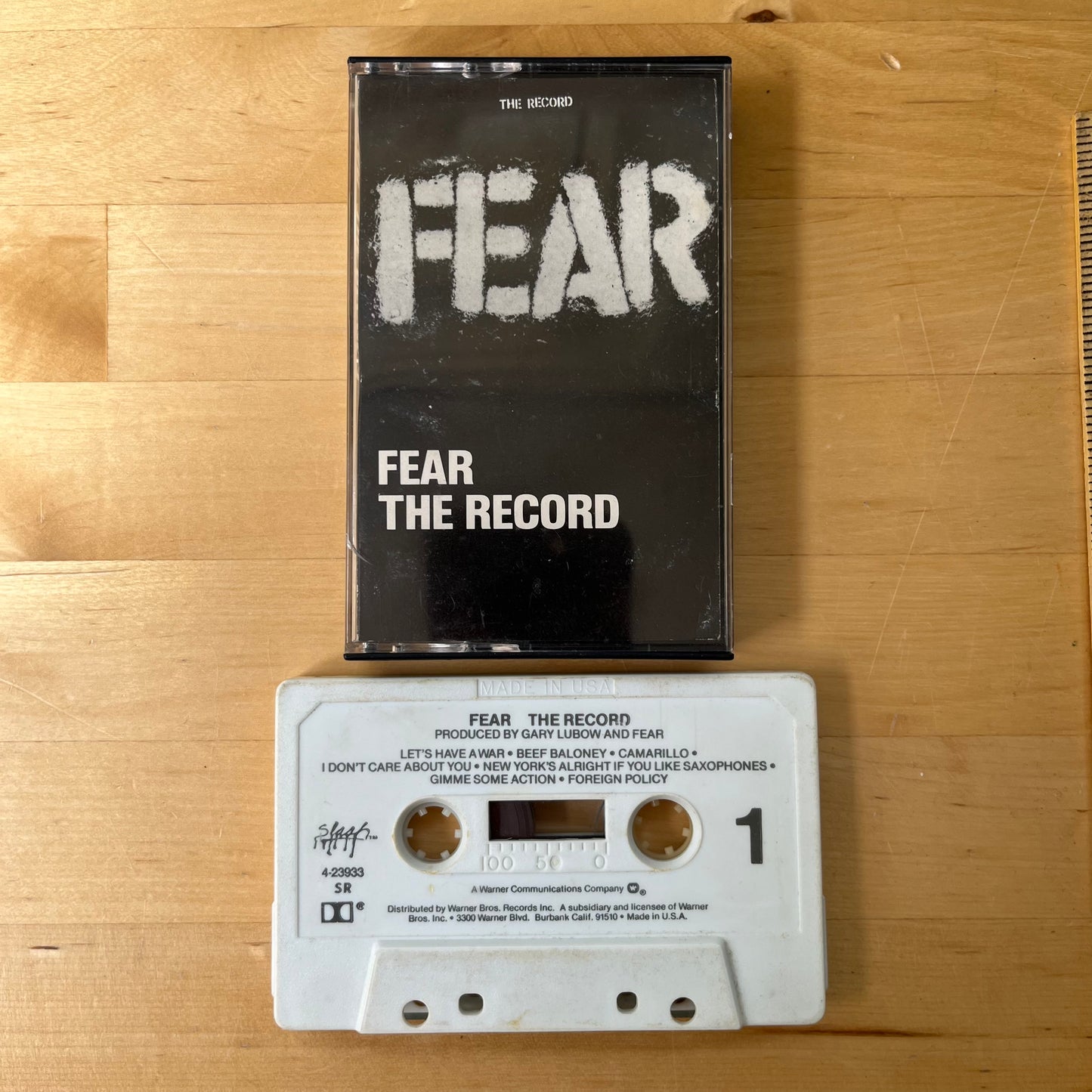 Fear - The Record