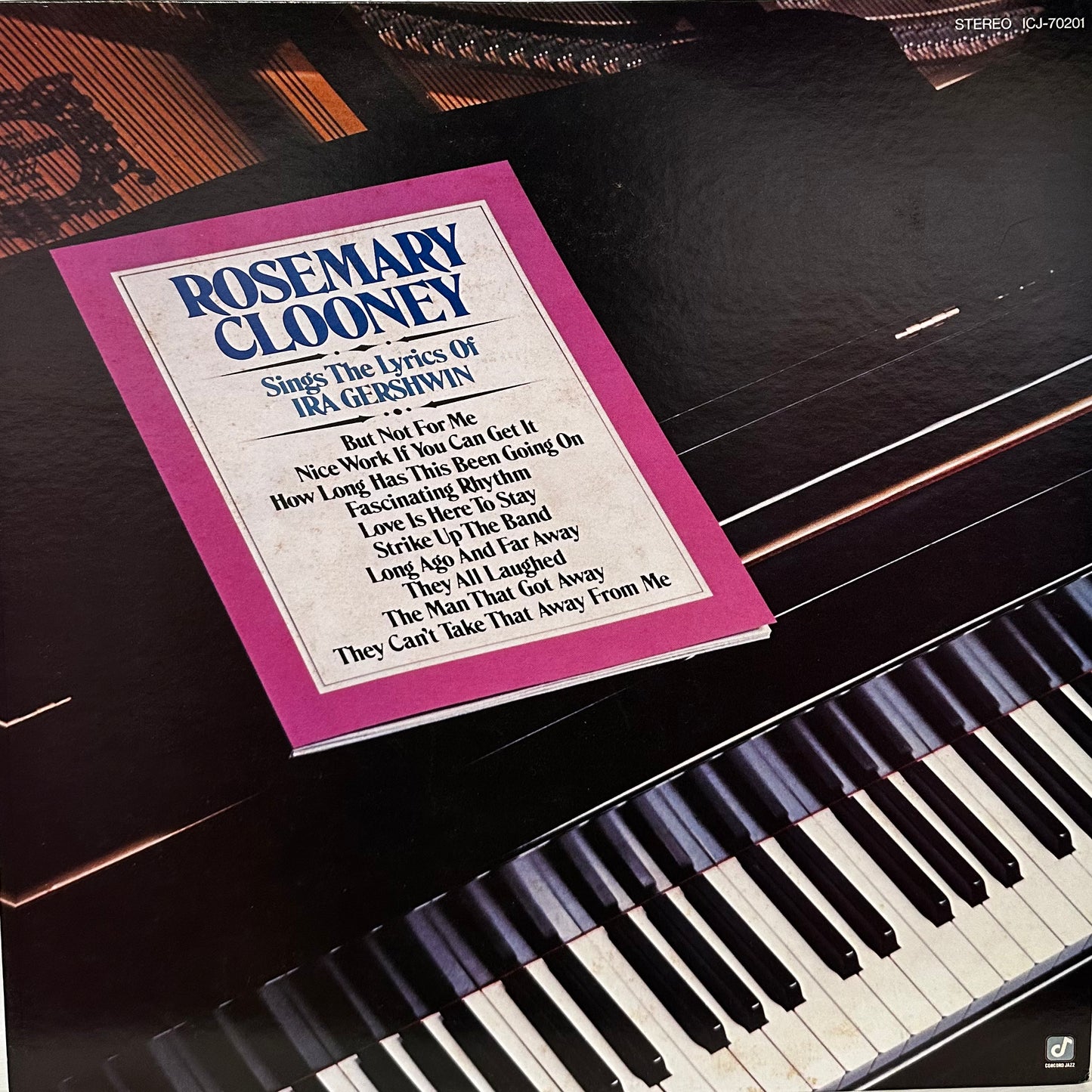 Rosemary Clooney – Rosemary Clooney Sings The Lyrics Of Ira Gershwin