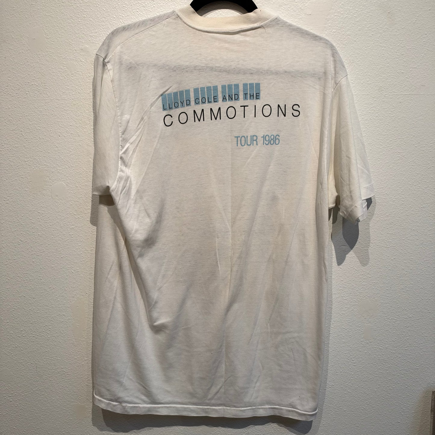 Lloyd Cole & The Commotions 1986 tour t-shirt
