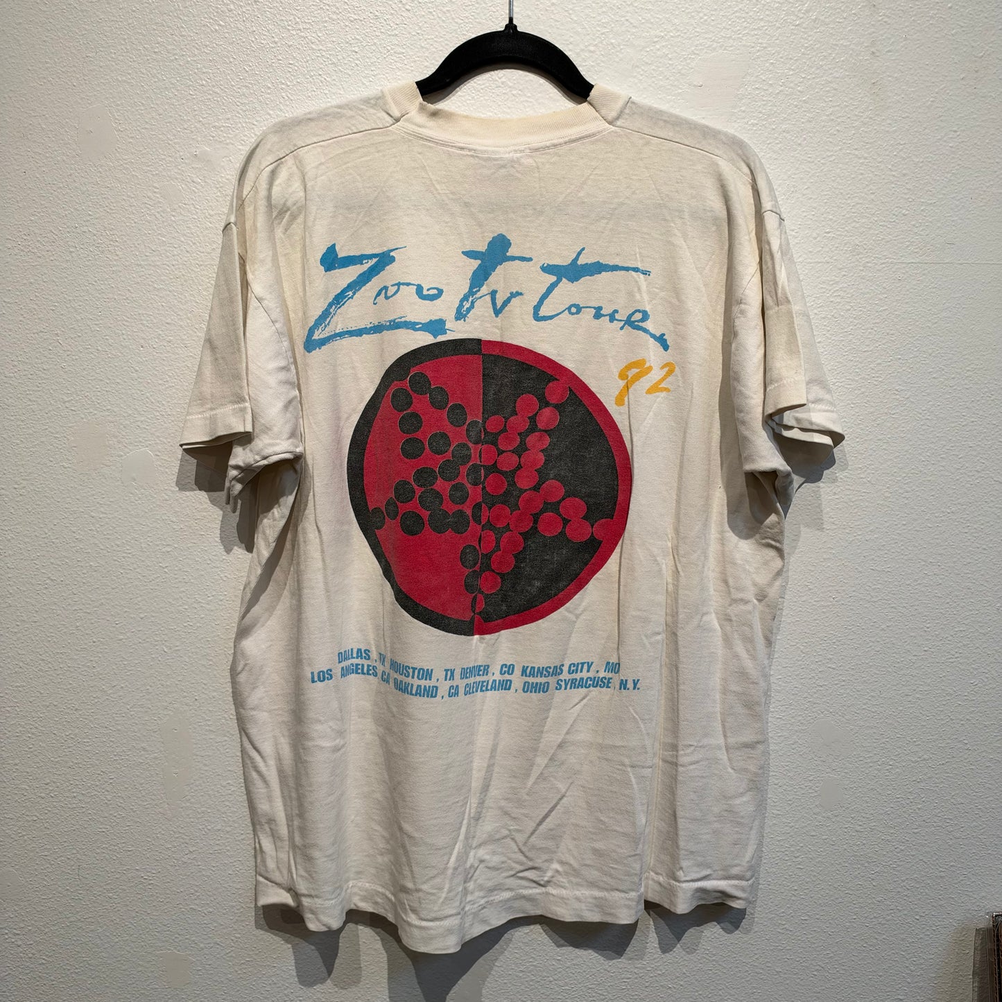 U2 1992 Zoo TV Tour t-shirt!