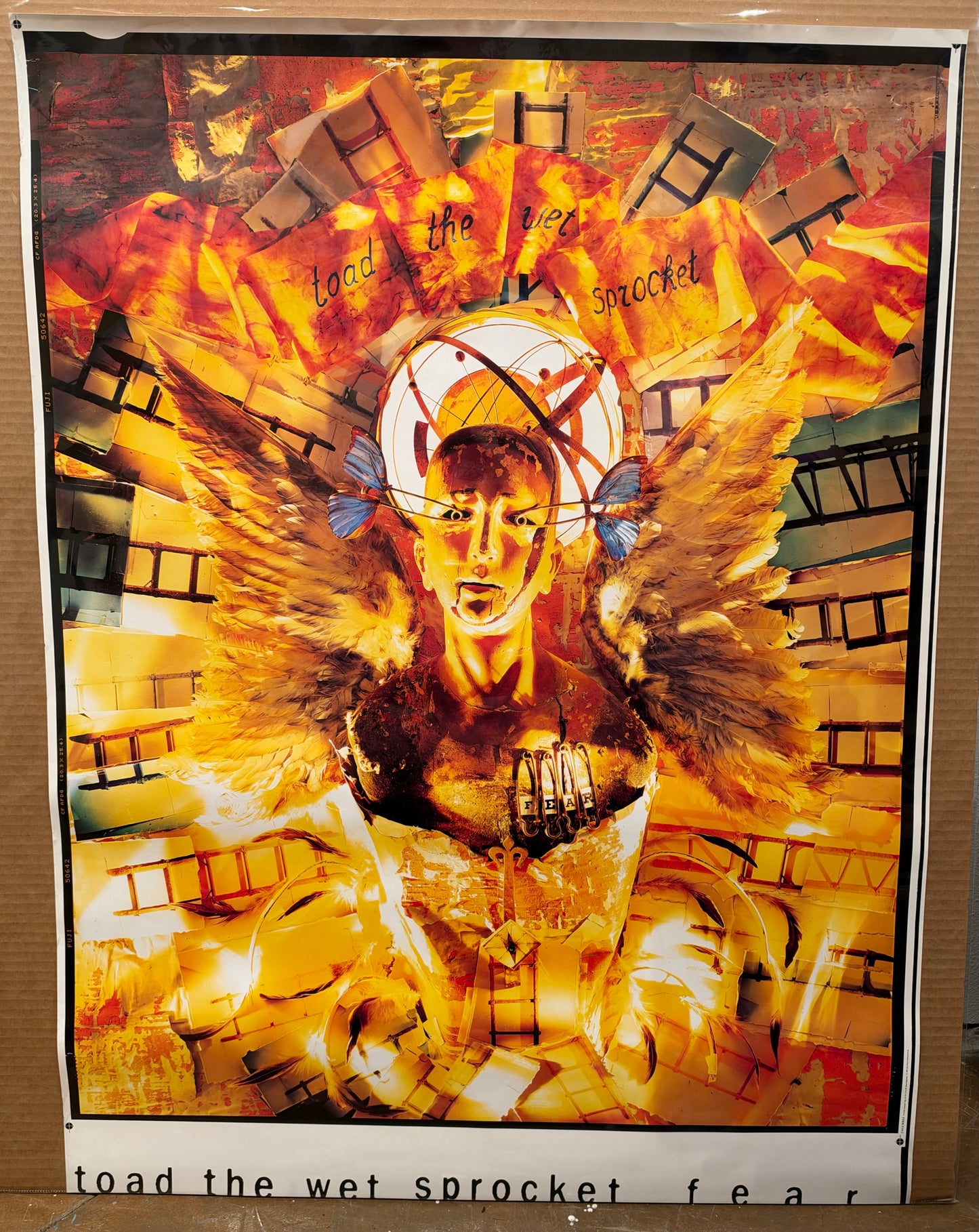 Toad The Wet Sprocket - Fear promo poster 1991