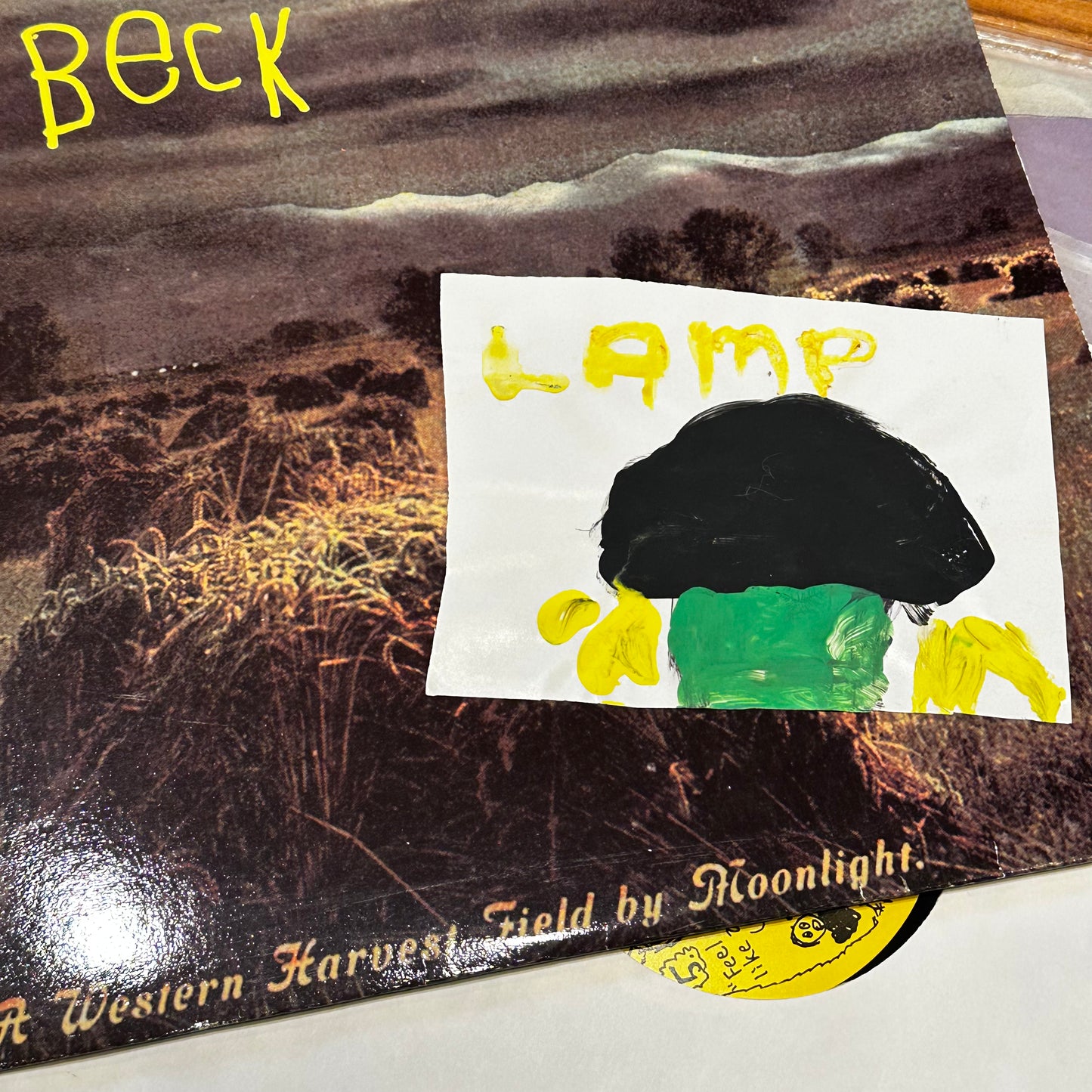 Beck – A Western Harvest Field By Moonlight