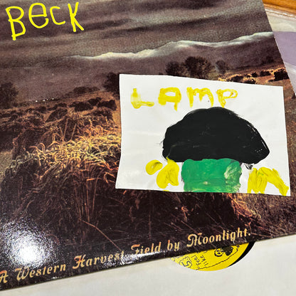 Beck – A Western Harvest Field By Moonlight