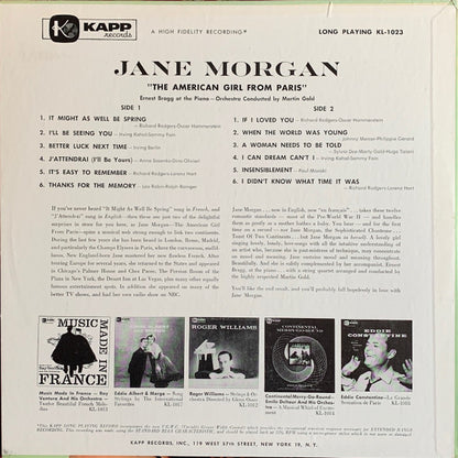 Jane Morgan - The American Girl From Paris