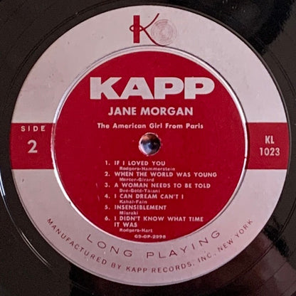 Jane Morgan - The American Girl From Paris