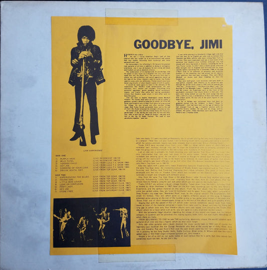 Jimi Hendrix – Goodbye, Jimi