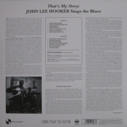 John Lee Hooker – That's My Story John Lee Hooker Sings The Blues