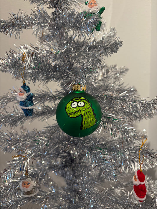 Kepi Ghoulie - Christmas Ornament Green Dragon