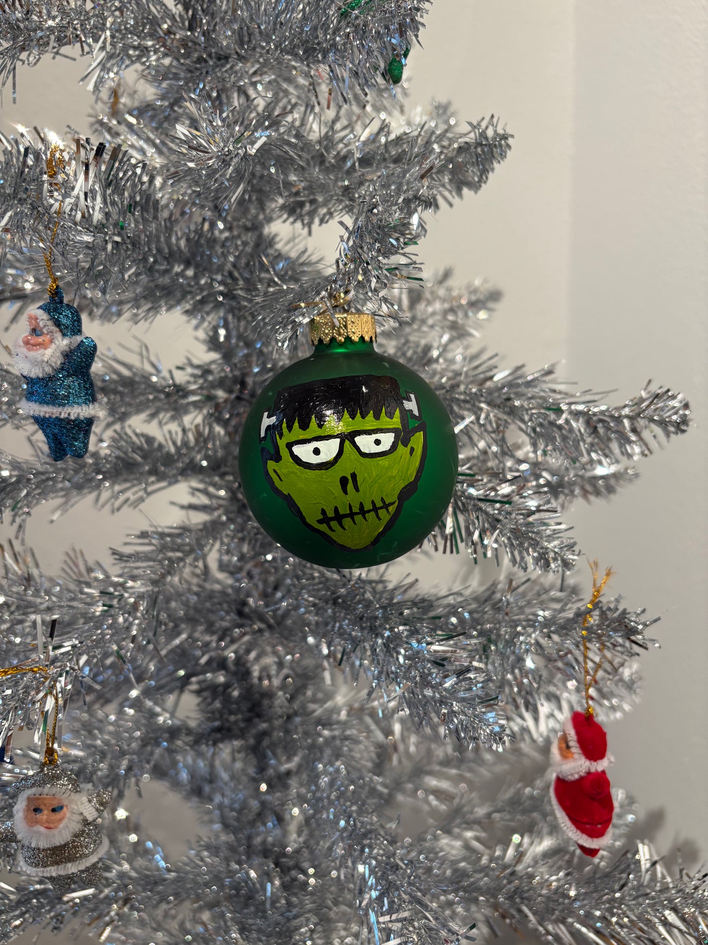 Kepi Ghoulie - Christmas Ornament Green Frankenstein