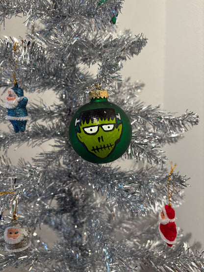 Kepi Ghoulie - Christmas Ornament Green Frankenstein