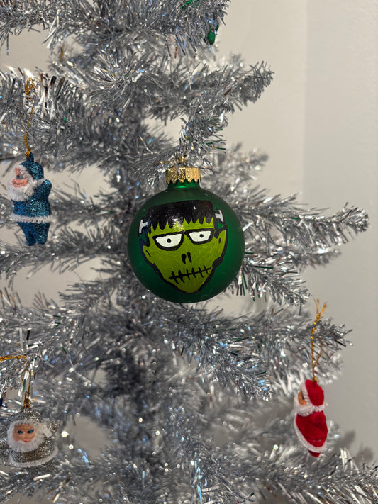 Kepi Ghoulie - Christmas Ornament Green Frankenstein