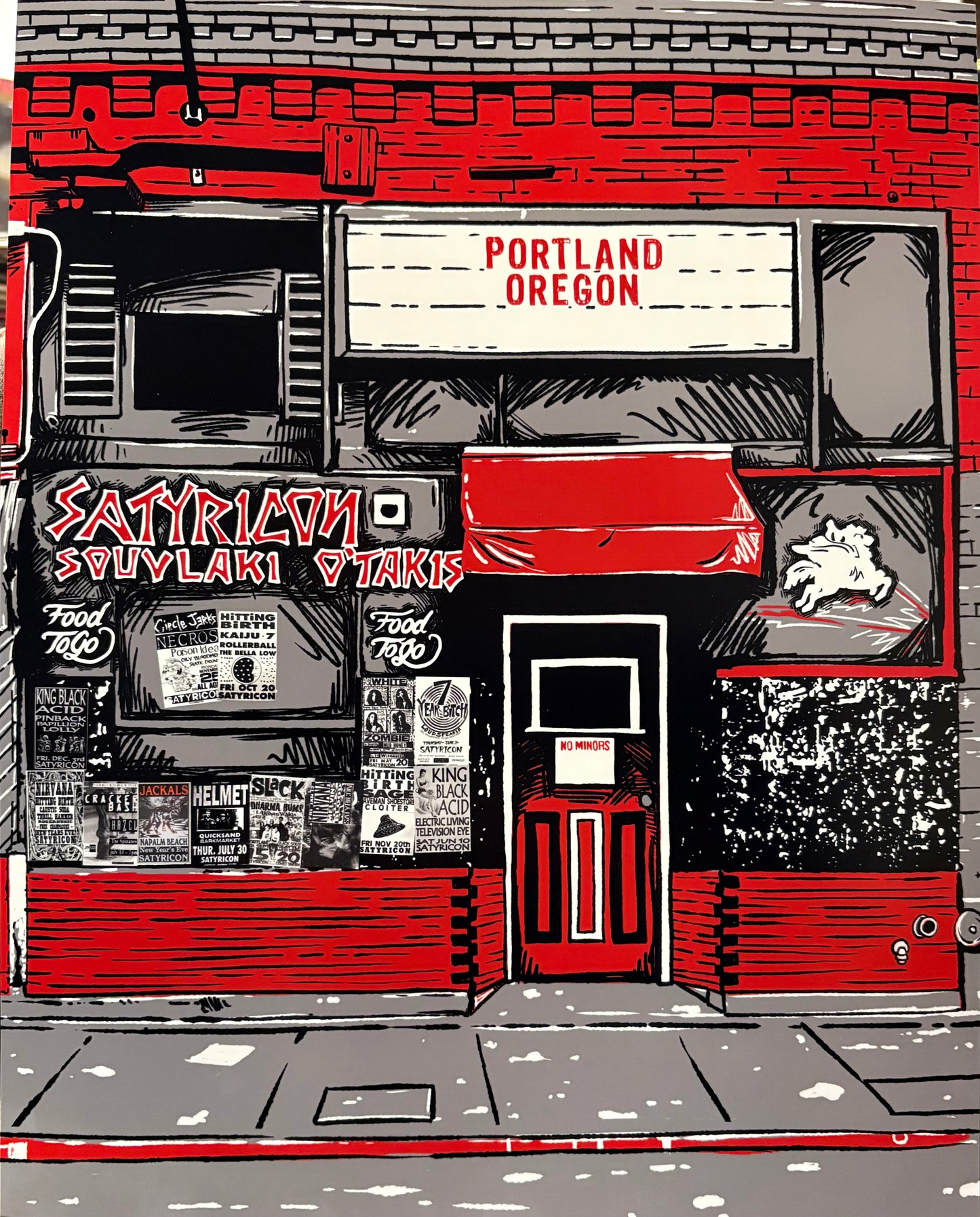 Satyricon Print - 12"x15"