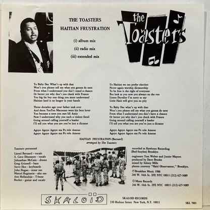 The Toasters – Haitian Frustration